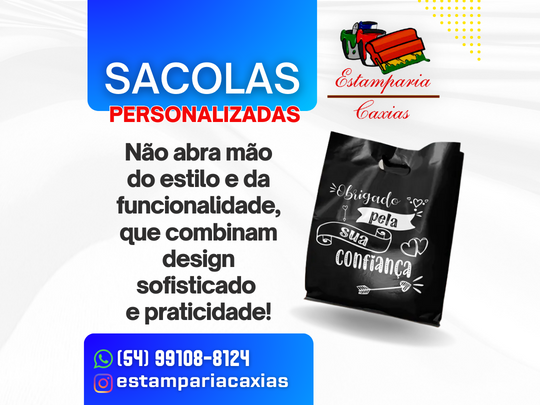 Foto da capa de Estamparia Caxias - Camisas, Sacolas Personalizadas, Canecas e Sublimação.